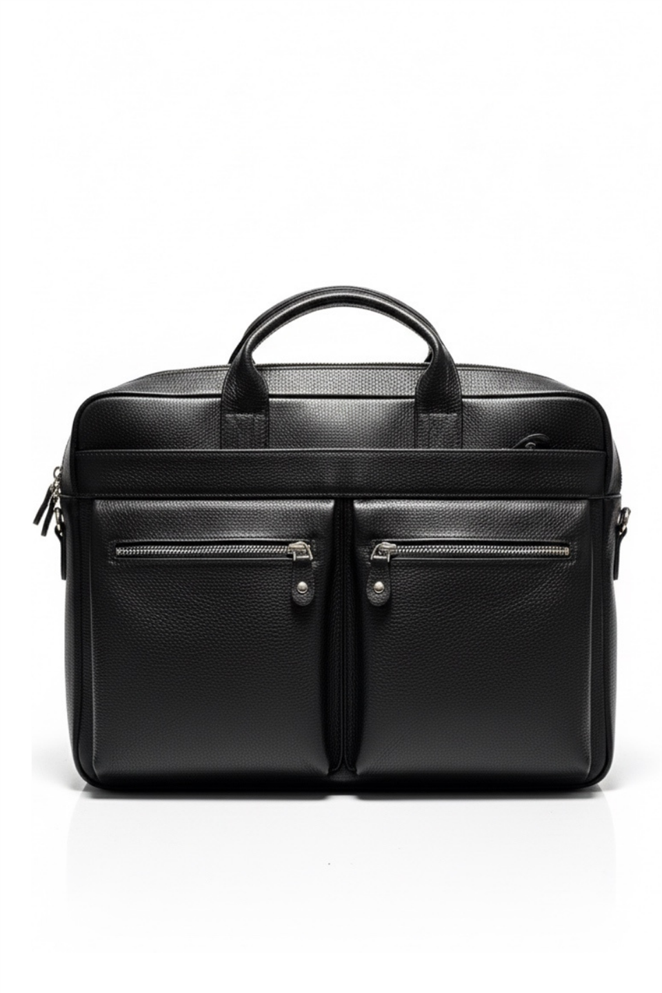 Verity Black Laptop Ve Evrak Organizer Hakiki Deri Çanta