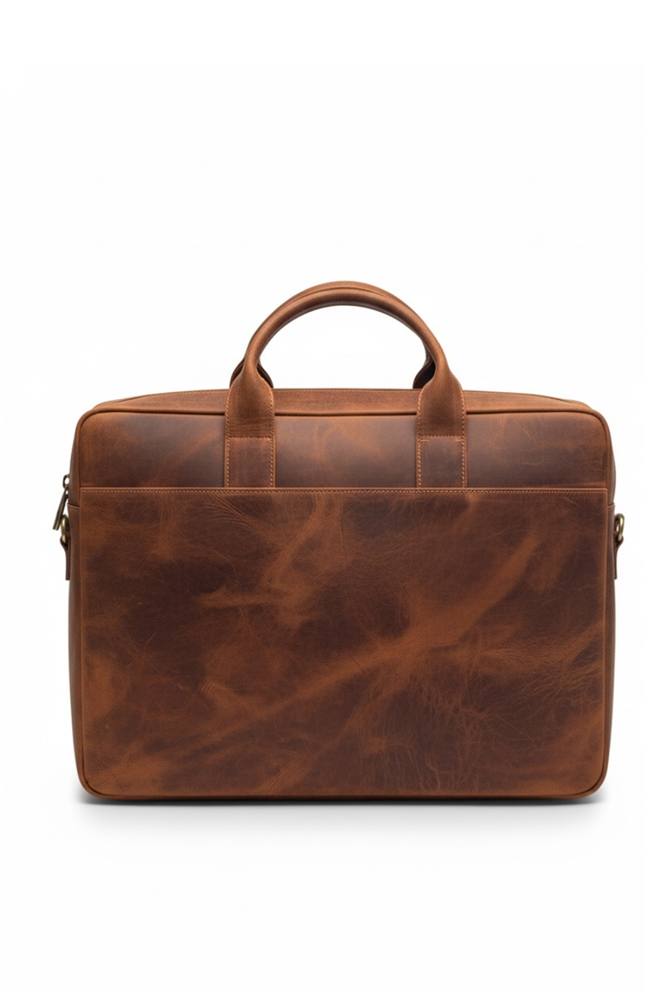 Verity Crazy Taba Laptop Ve Evrak Organizer Hakiki Deri Çanta