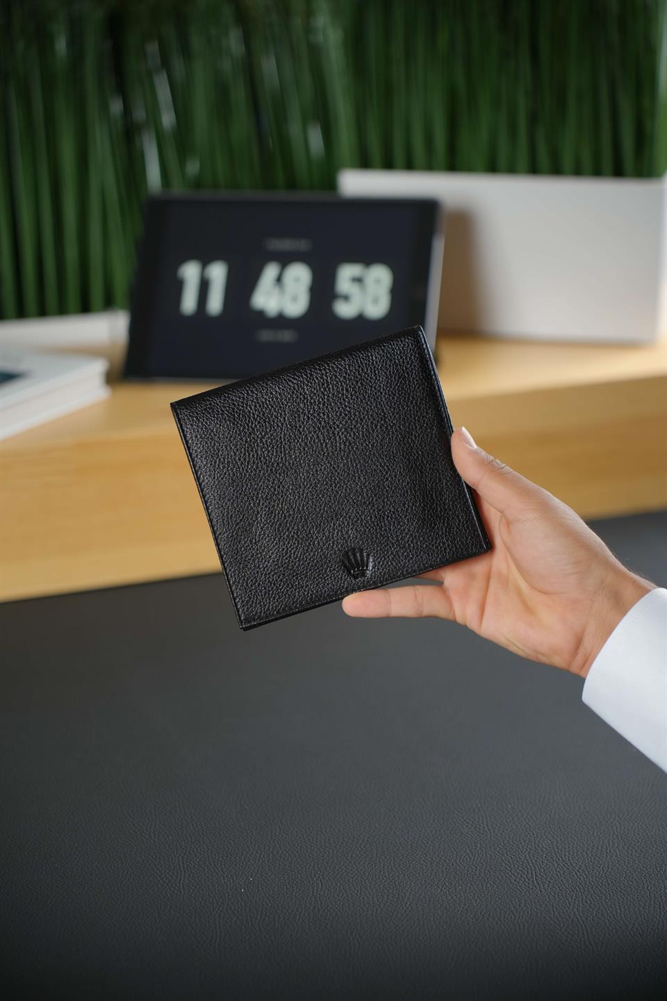 TechGear Siyah Hakiki Deri Organizer - Mouse, Şarj Aleti ve Kablo Düzenleyici