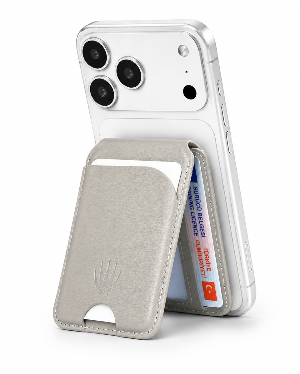 Axis Standlı Gri Magnetik Yapıştırmalı 5 Hazneli Mıknatıslı Kartlık (rfıd)