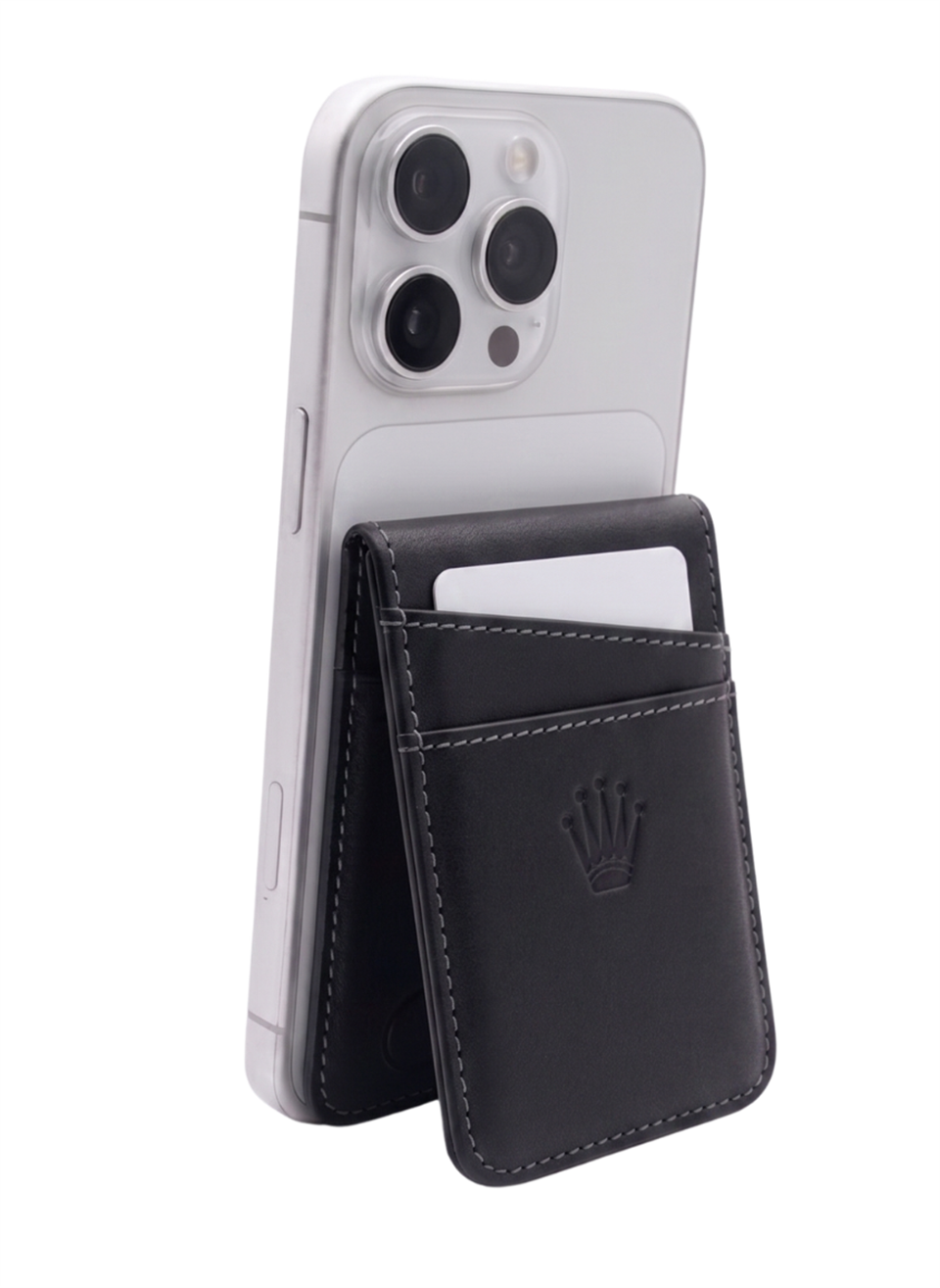 ClipStand Standlı Magnetik Siyah Yapıştırmalı 4 Hazneli Mıknatıslı Kartlık