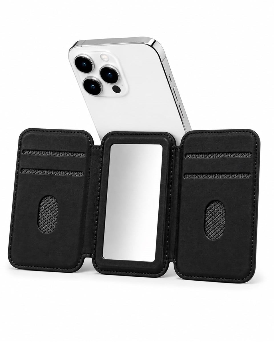 Fixo Standlı Siyah Magnetik Yapıştırmalı Mıknatıslı Kartlık