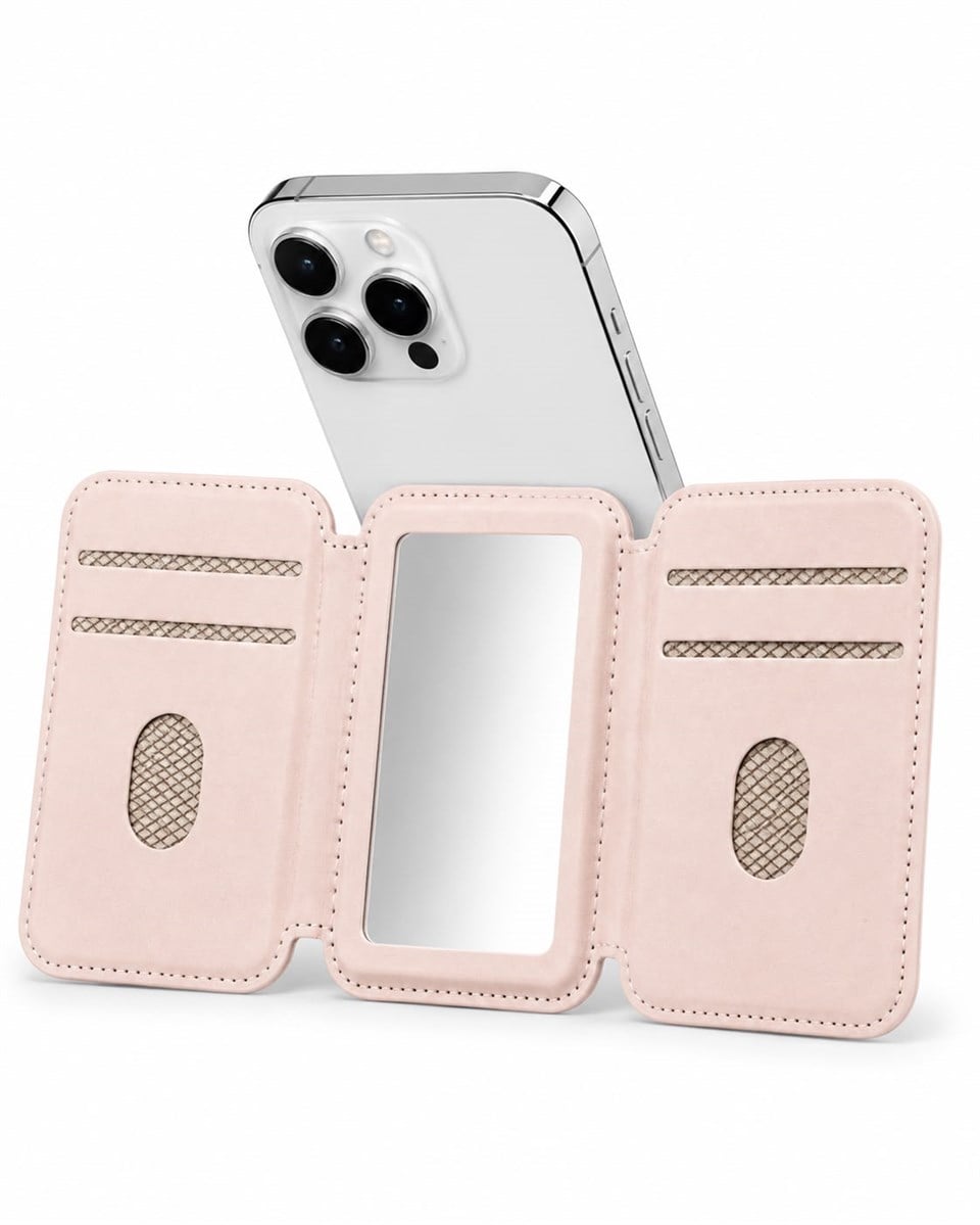 Fixo Standlı Pembe Magnetik Yapıştırmalı Mıknatıslı Kartlık