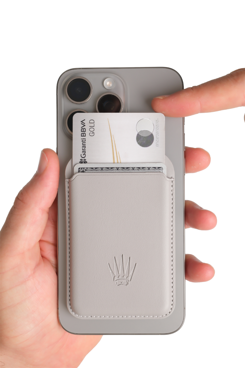 Flexstand Standlı Gri Magnetik Yapıştırmalı 5 Hazneli Mıknatıslı Kartlık