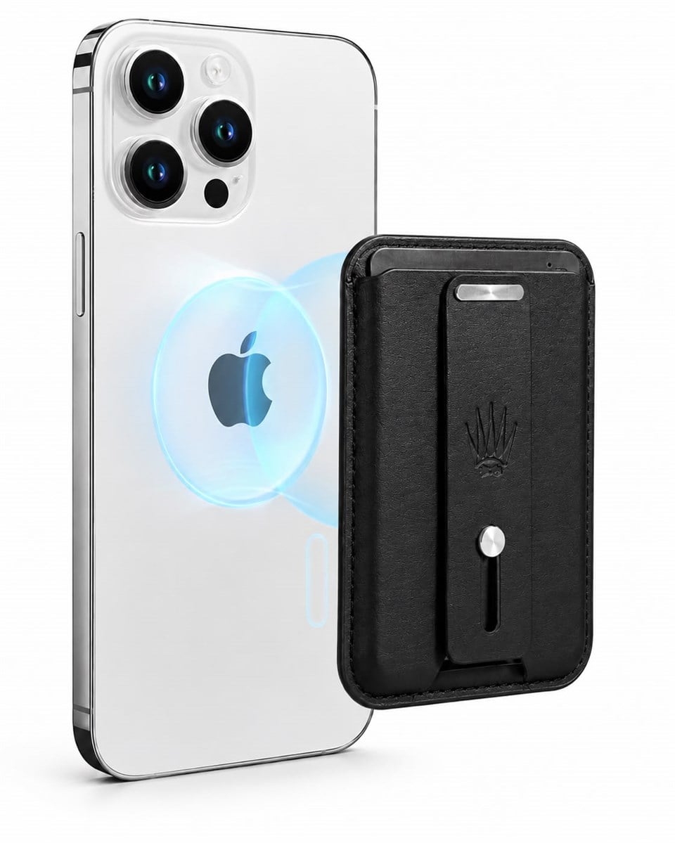 Foldy Standlı Siyah Magnetik Yapıştırmalı Mıknatıslı Kartlık