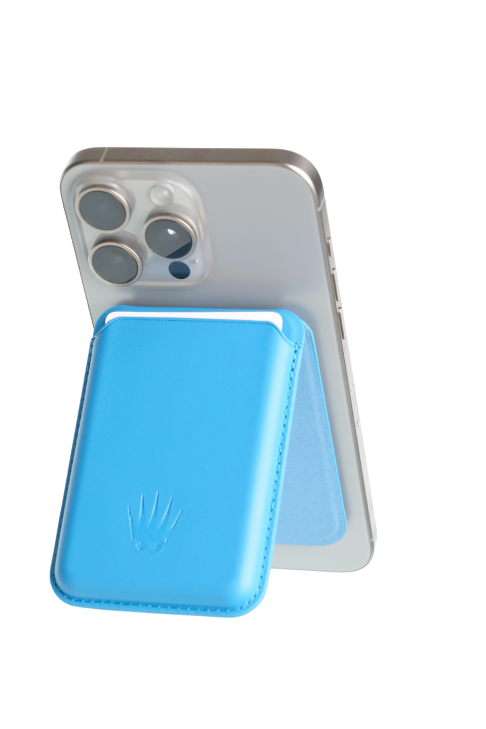 Kickstand Standlı Mavi Magnetik Yapıştırmalı Mıknatıslı Kartlık