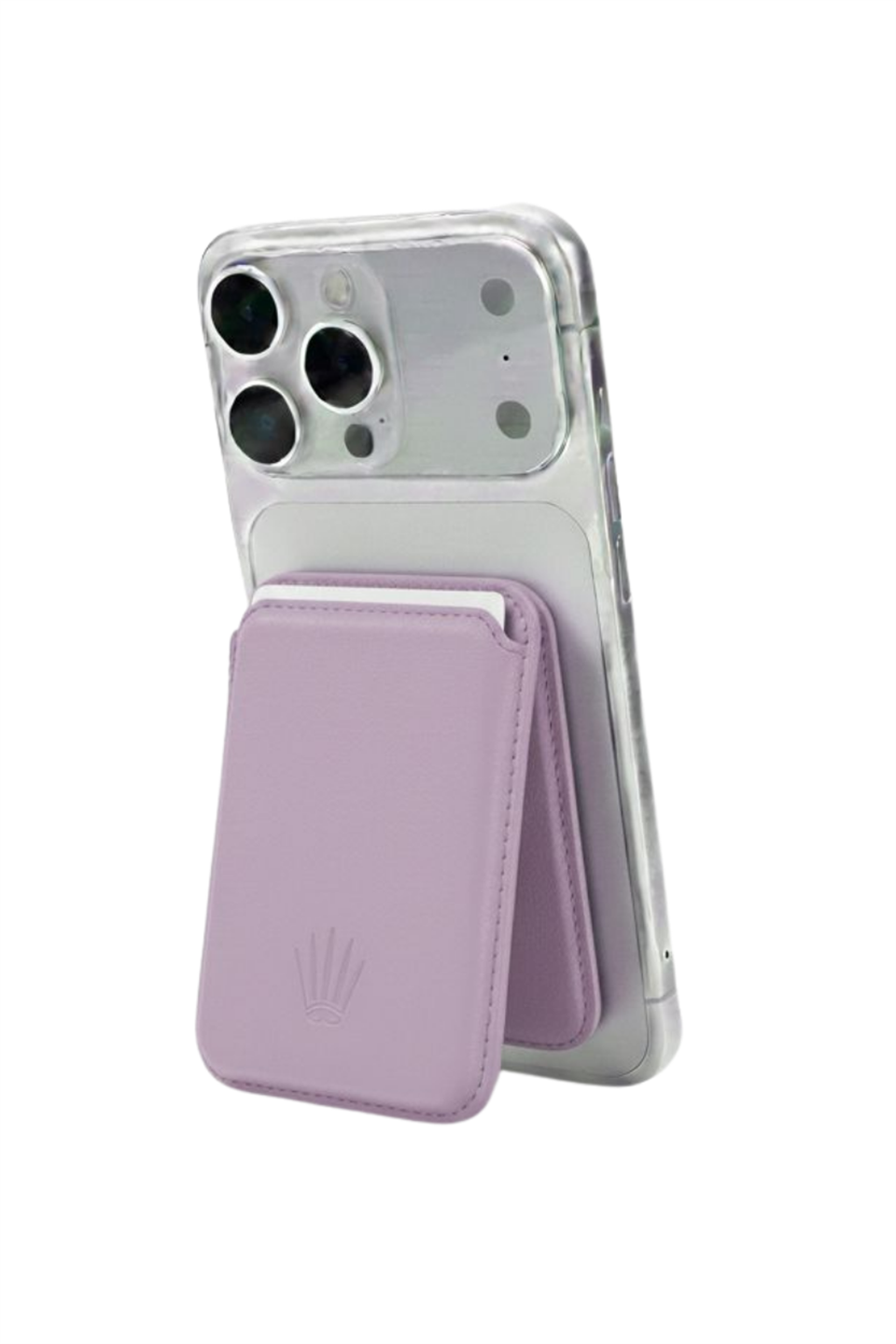 Kickstand Standlı Lila Magnetik Yapıştırmalı Mıknatıslı Kartlık