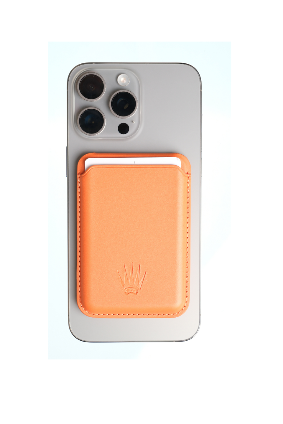 Kickstand Standlı Turuncu Magnetik Yapıştırmalı Mıknatıslı Kartlık