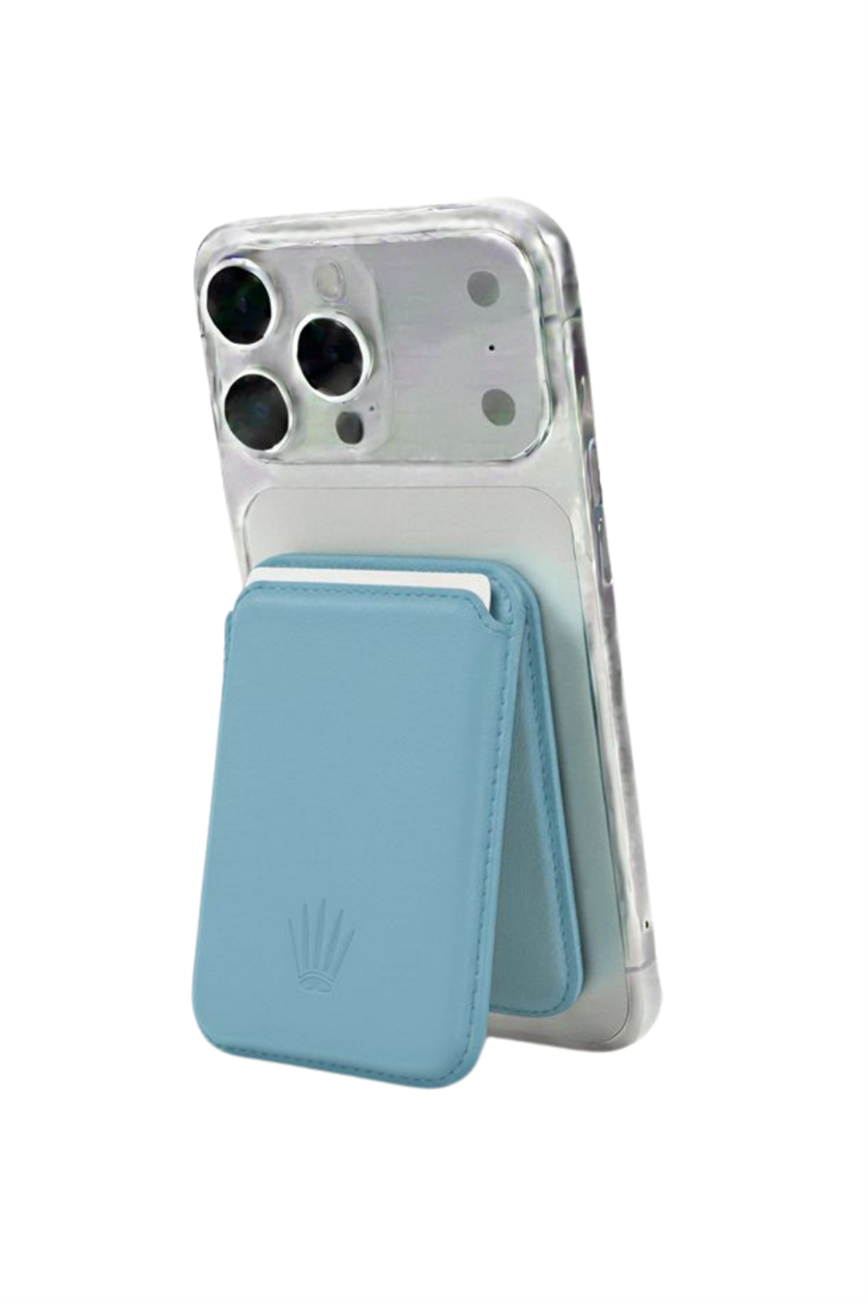 Kickstand Standlı Turkuaz Magnetik Yapıştırmalı Mıknatıslı Kartlık