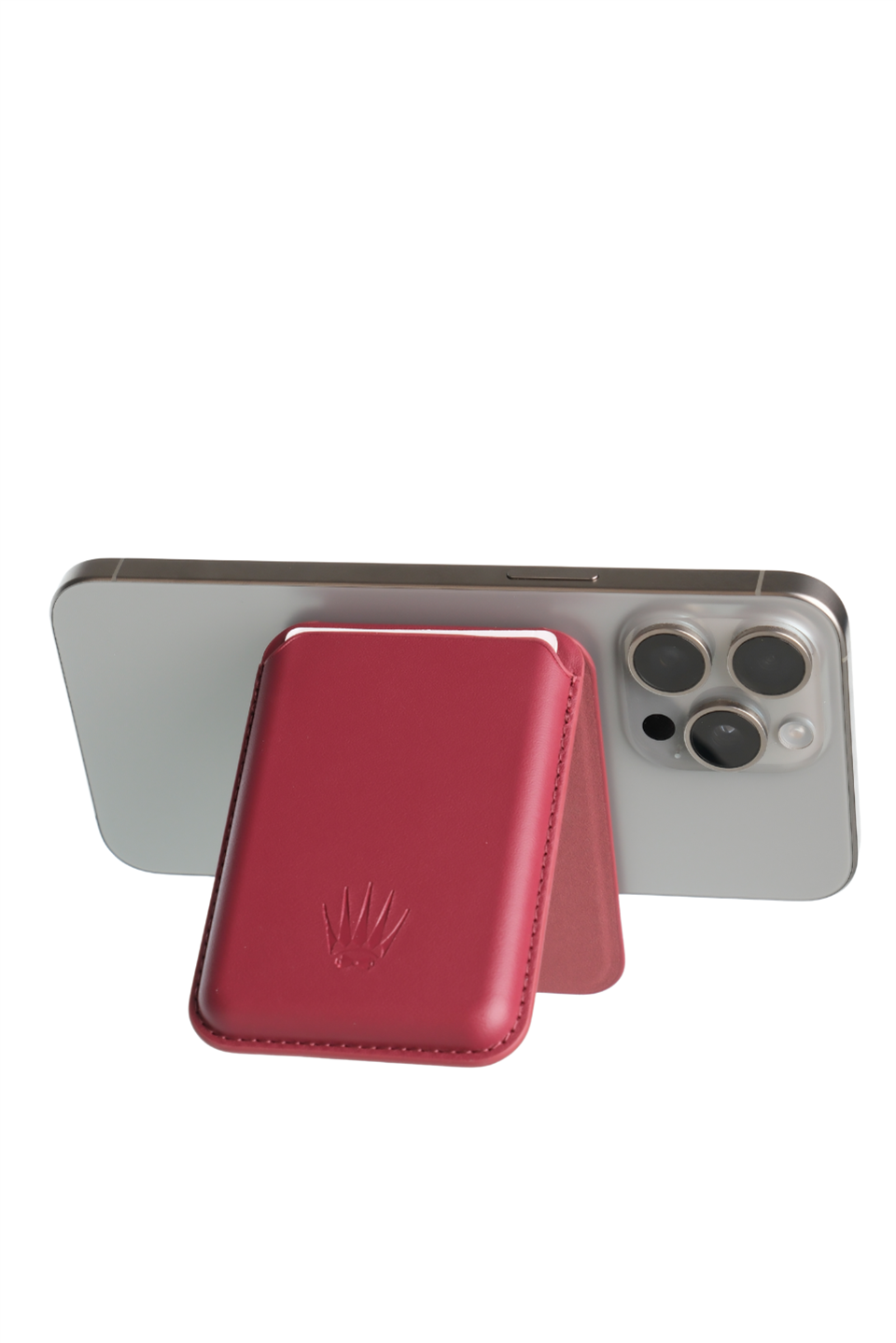 Kickstand Standlı Kırmızı Magnetik Yapıştırmalı Mıknatıslı Kartlık