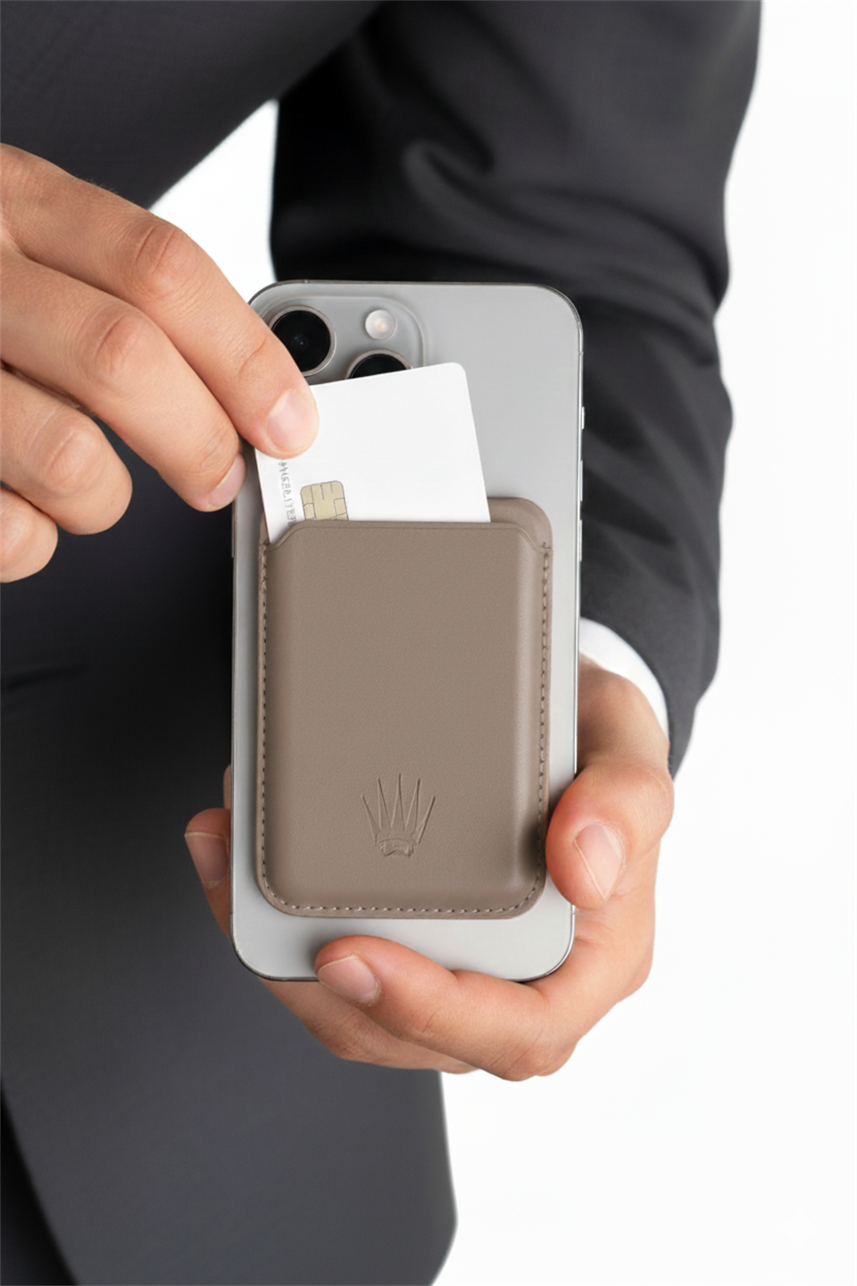 Kickstand Standlı Vizon Magnetik Yapıştırmalı Mıknatıslı Kartlık