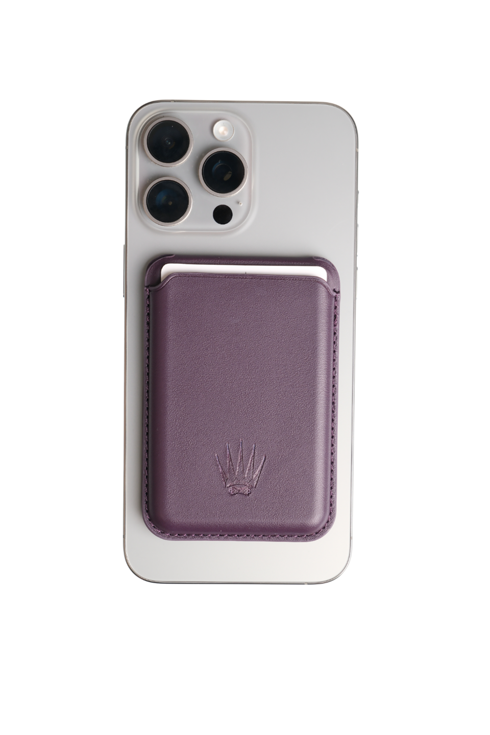 Kickstand Standlı Mor Magnetik Yapıştırmalı Mıknatıslı Kartlık