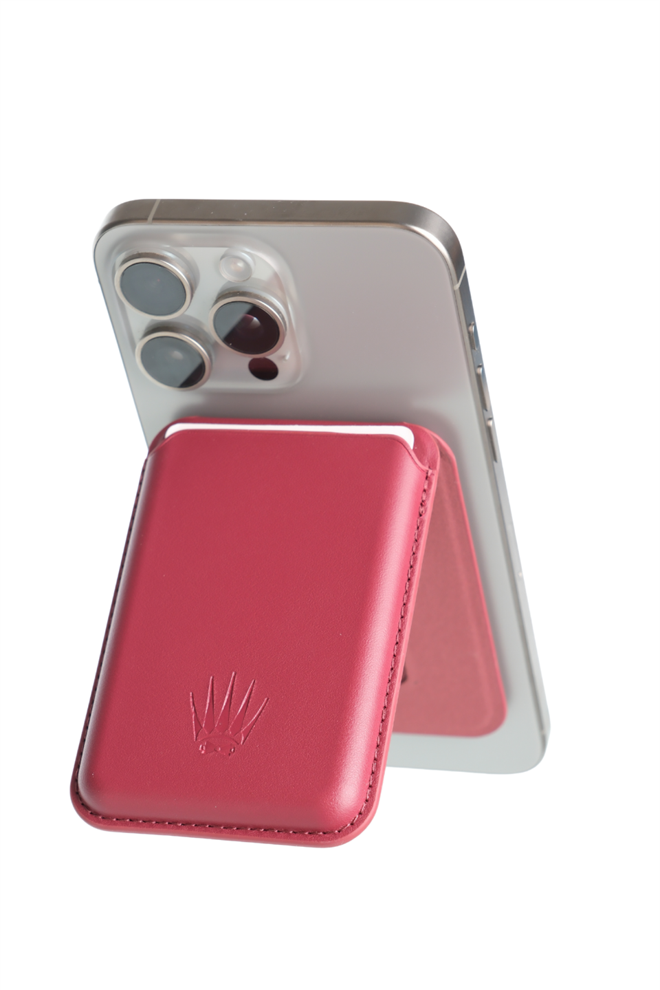 Kickstand Standlı Kırmızı Magnetik Yapıştırmalı Mıknatıslı Kartlık