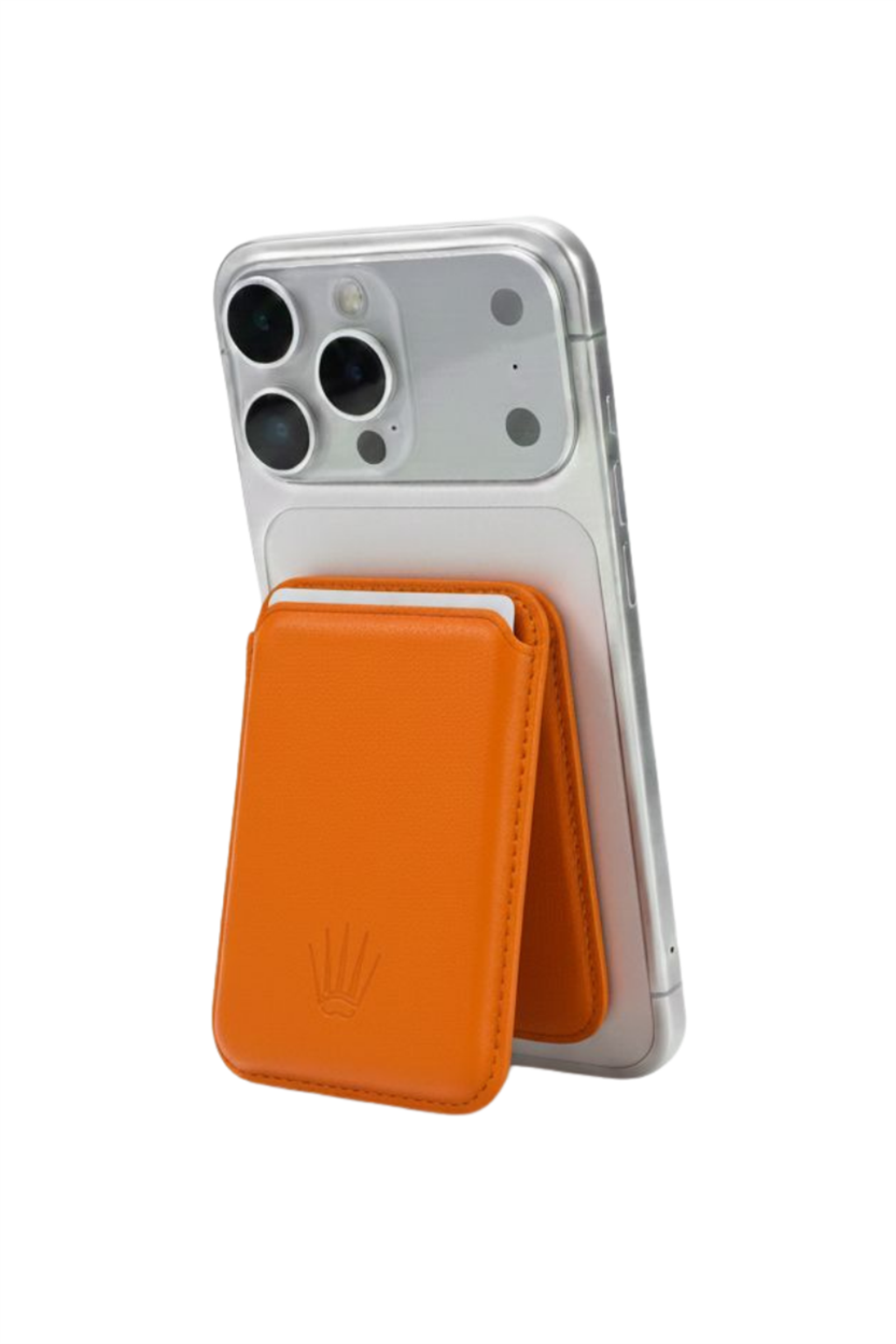 Kickstand Standlı Turuncu Magnetik Yapıştırmalı Mıknatıslı Kartlık