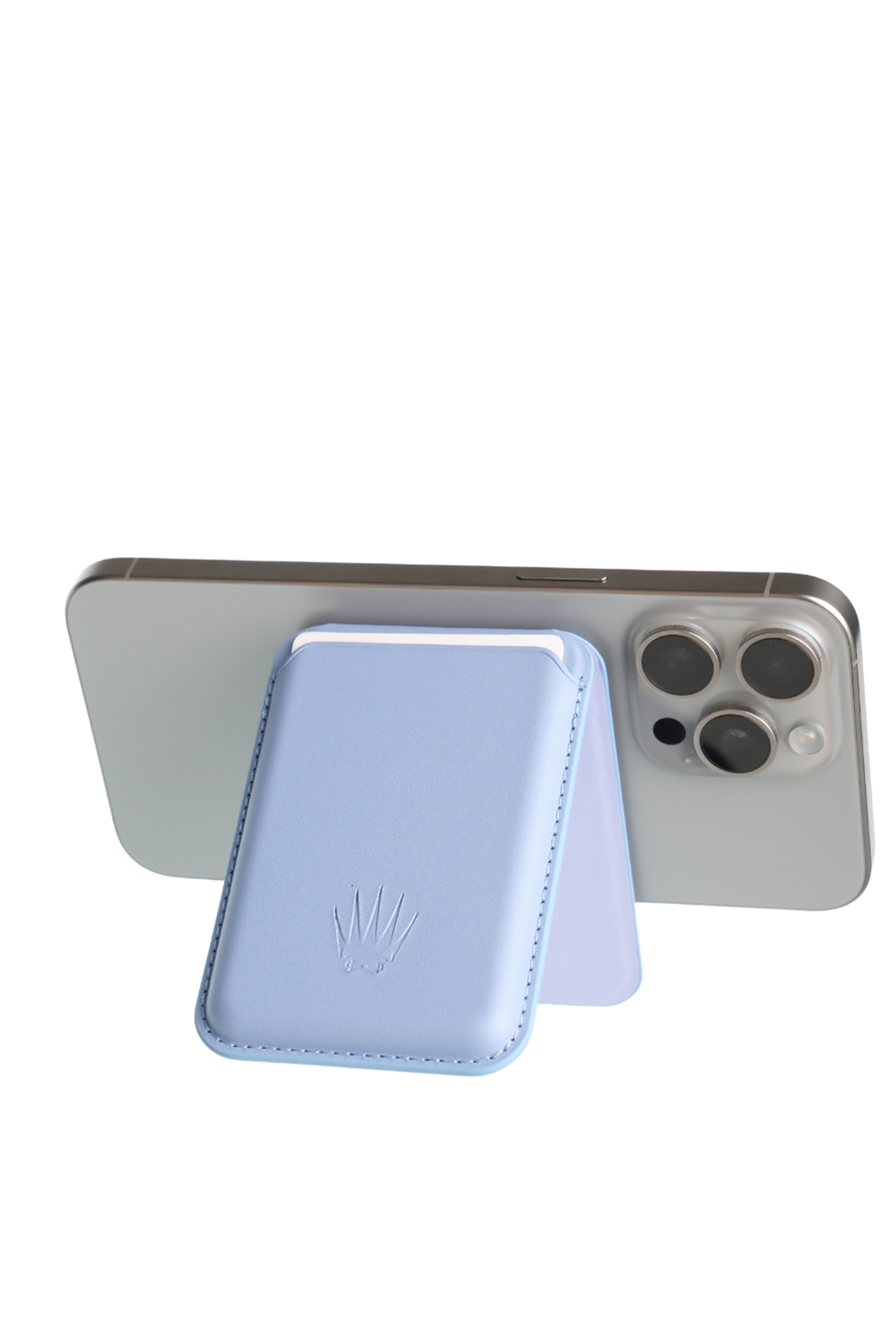 Kickstand Standlı Lila Magnetik Yapıştırmalı Mıknatıslı Kartlık