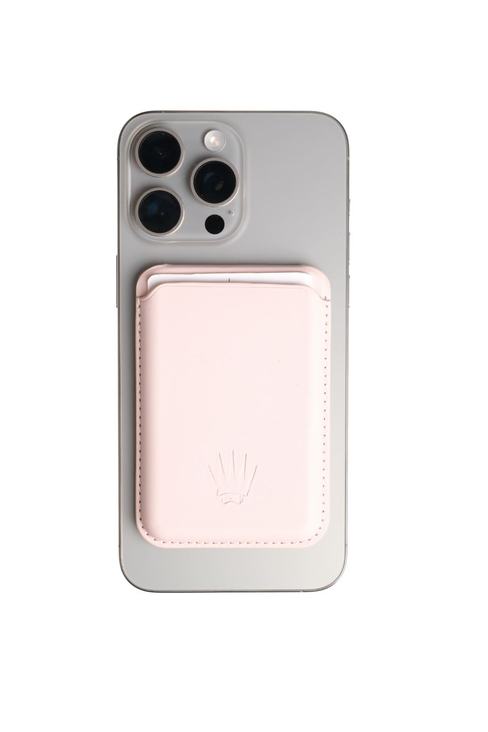 Kickstand Standlı Toz pembe Magnetik Yapıştırmalı Mıknatıslı Kartlık