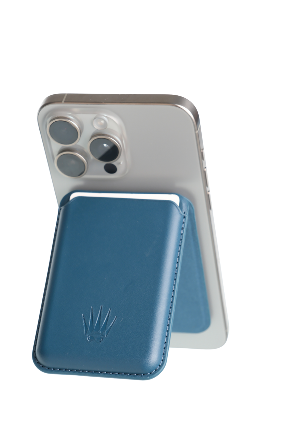 Kickstand Standlı Koyu Mavi Magnetik Yapıştırmalı Mıknatıslı Kartlık