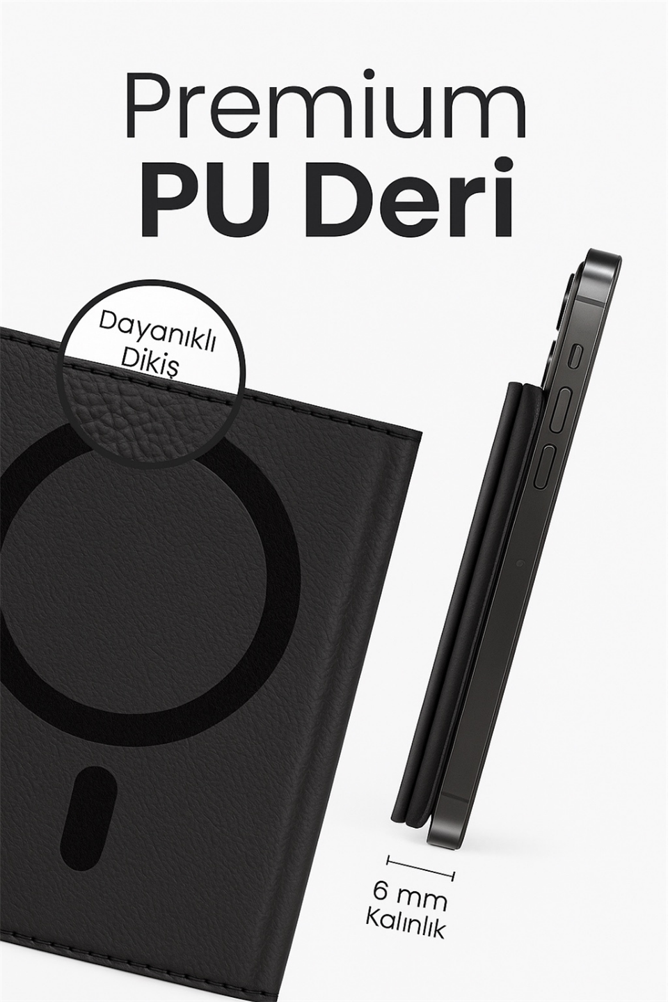 Storm Yeşil Magnetik Yapıştırmalı 5 Hazneli Mıknatıslı Kartlık