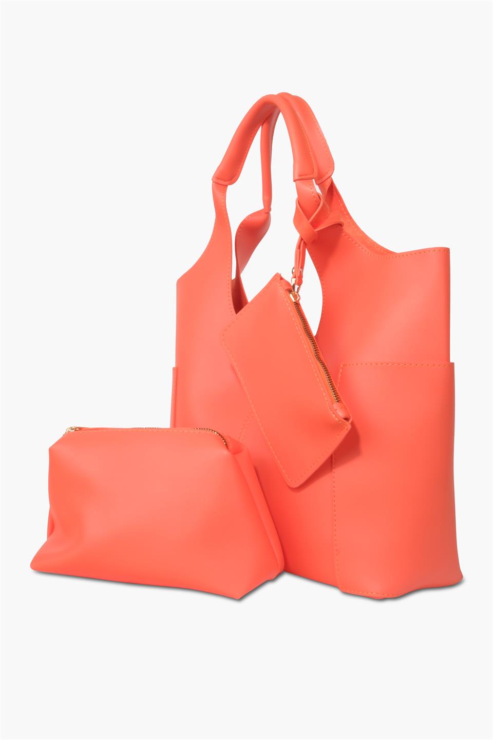  ORANGE  WOMAN SHOULDER BAG CARLA