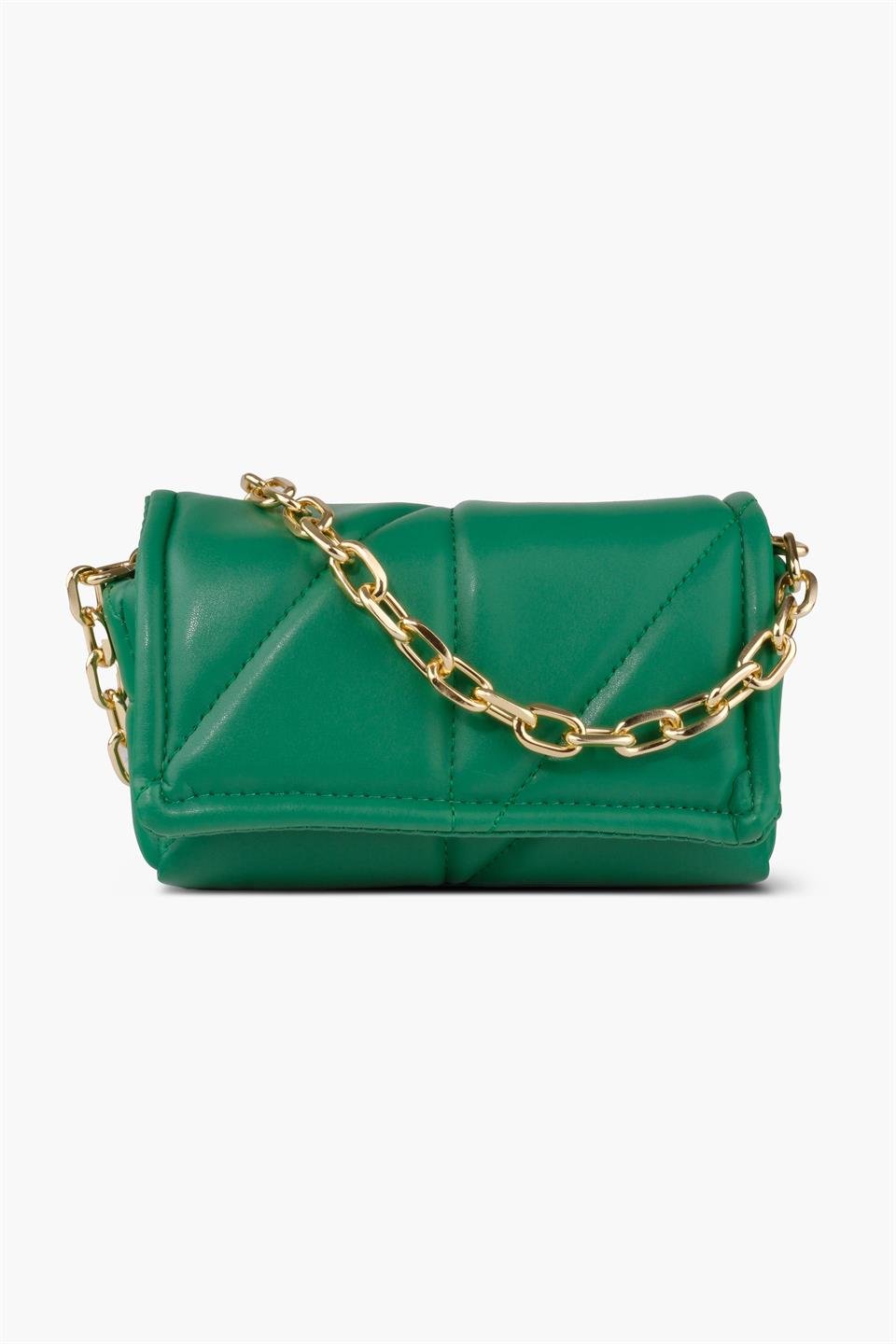 MINI GREEN WOMAN SHOULDER BAG CELIA