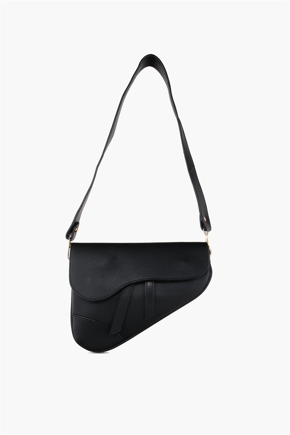 Chrisdio Siyah Kadın Omuz Ve Kol Çantası Chrisdio