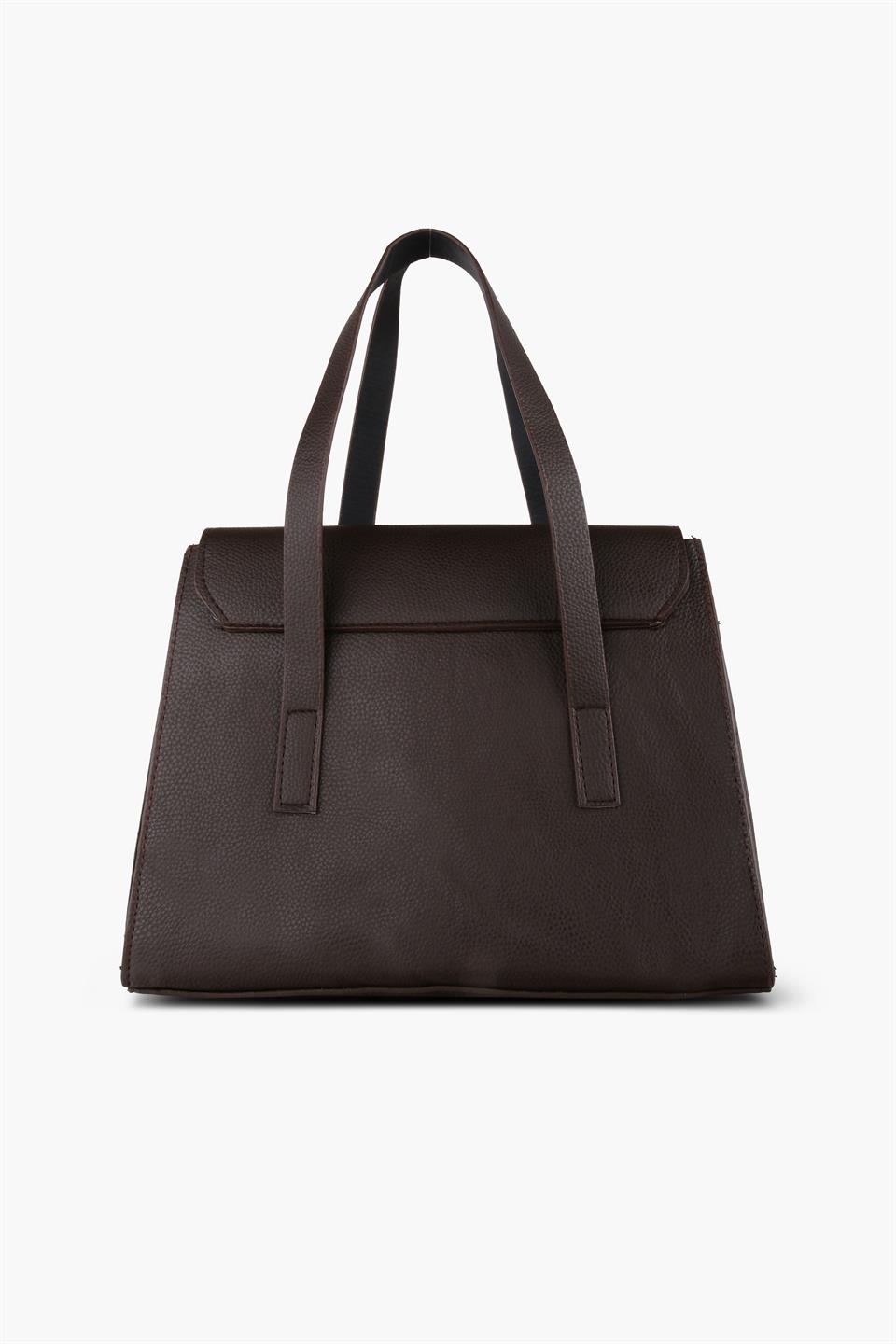 Kadın Kahverengi Deri Omuz Ve El Çantası DANTE