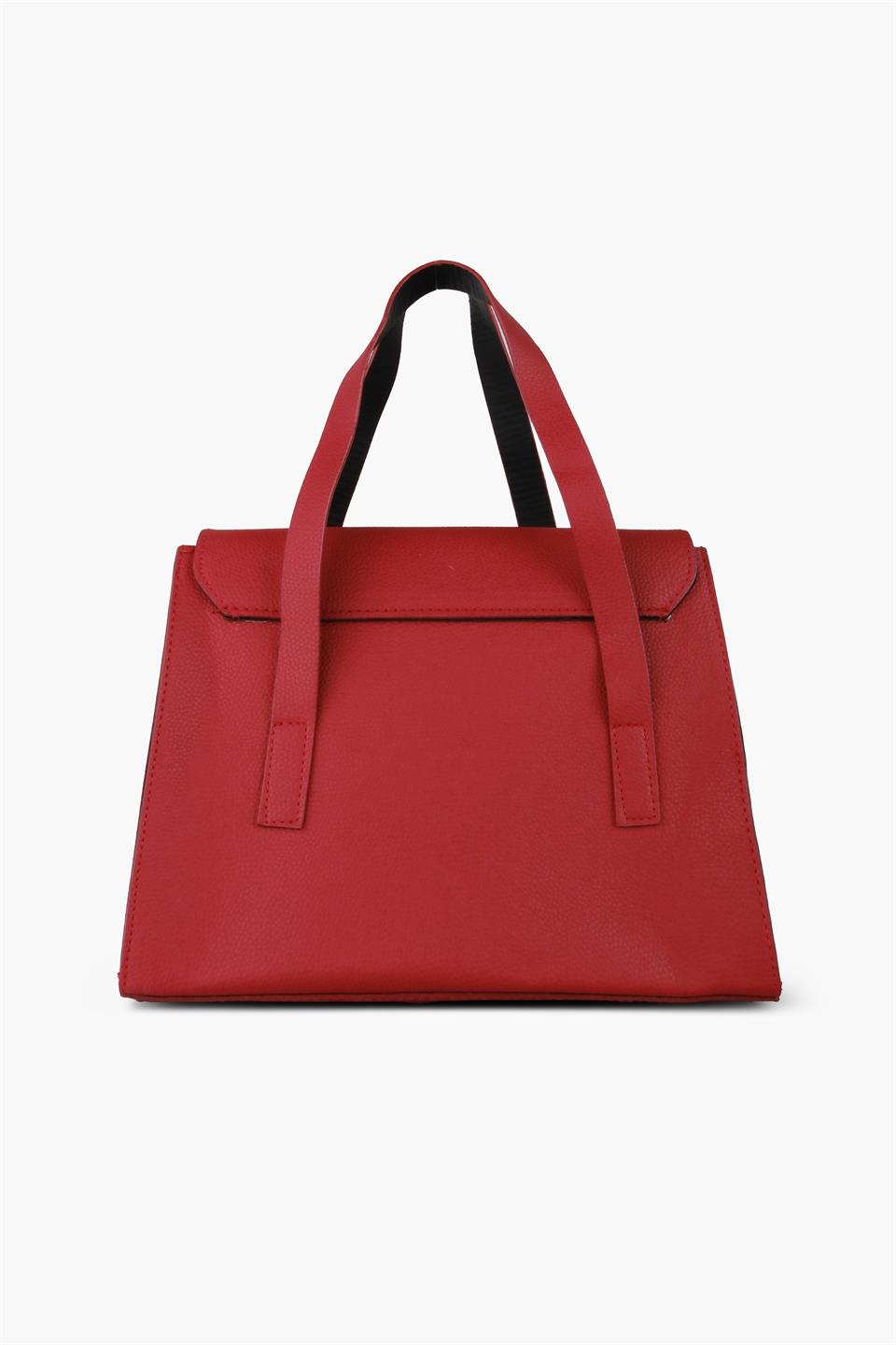 Kadın Kırmızı Deri Omuz Ve El Çantası DANTE