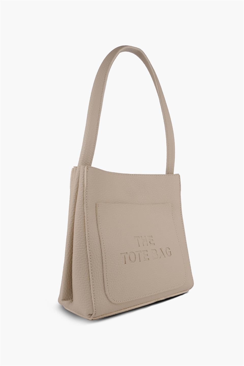 WOMAN SHOULDER BAG MINK JAMIA