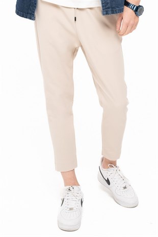 JOGGER PANTOLON CREAM