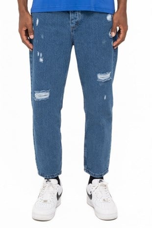 BOYFRIEND JEANS LACİVERT