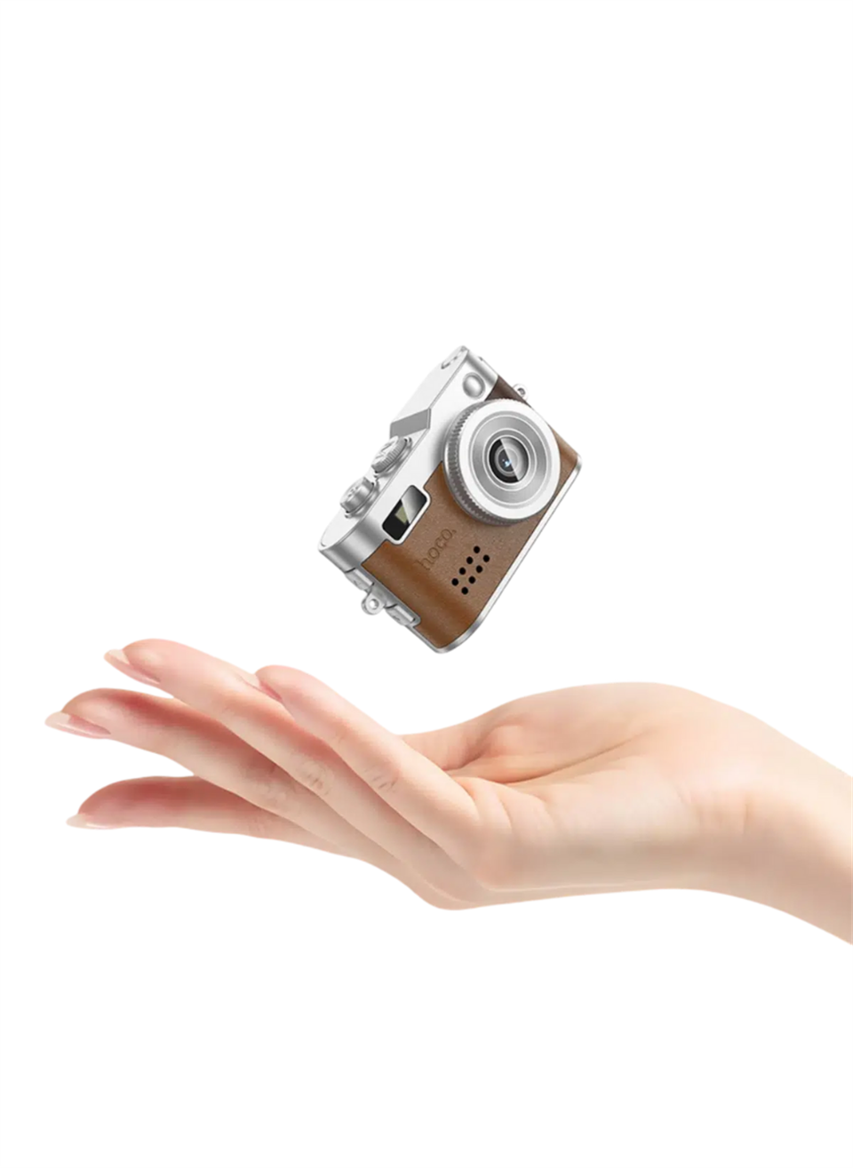 DV210 Full HD 1080P Mini Dijital Kamera - Taba