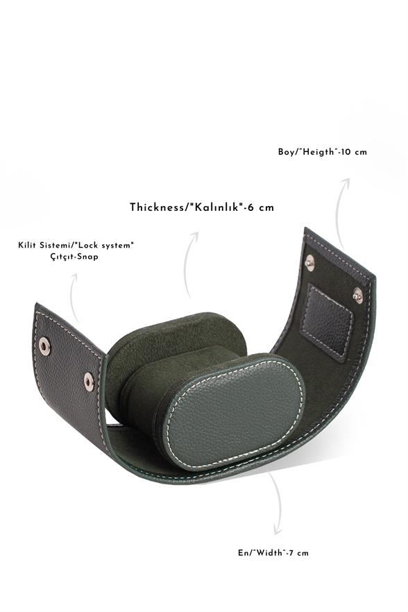 THE ONE YEŞİL SAAT VE AKSESUAR ÇANTASI