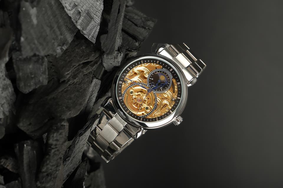 GENEVE TOURBILLON SILVER WATCH