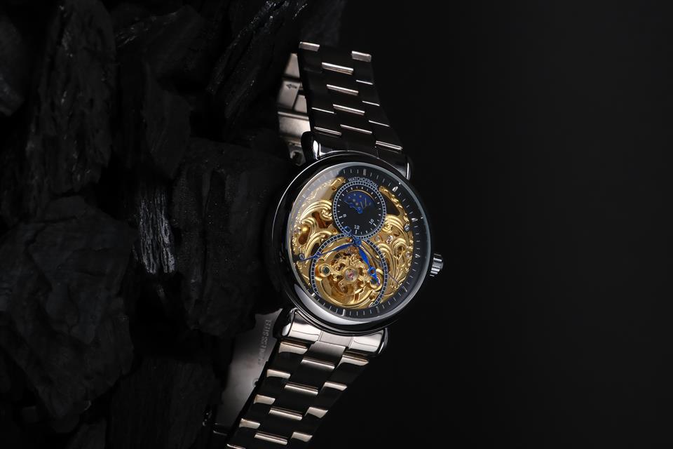 GENEVE TOURBILLON SILVER WATCH