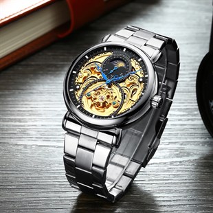 GENEVE TOURBILLON SILVER WATCH