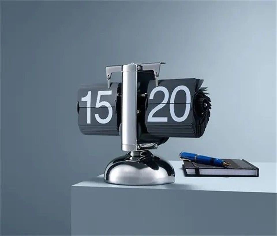 Retro Flip Clock Masa Saati