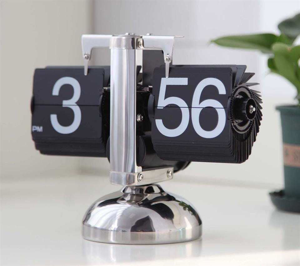 Retro Flip Clock Masa Saati