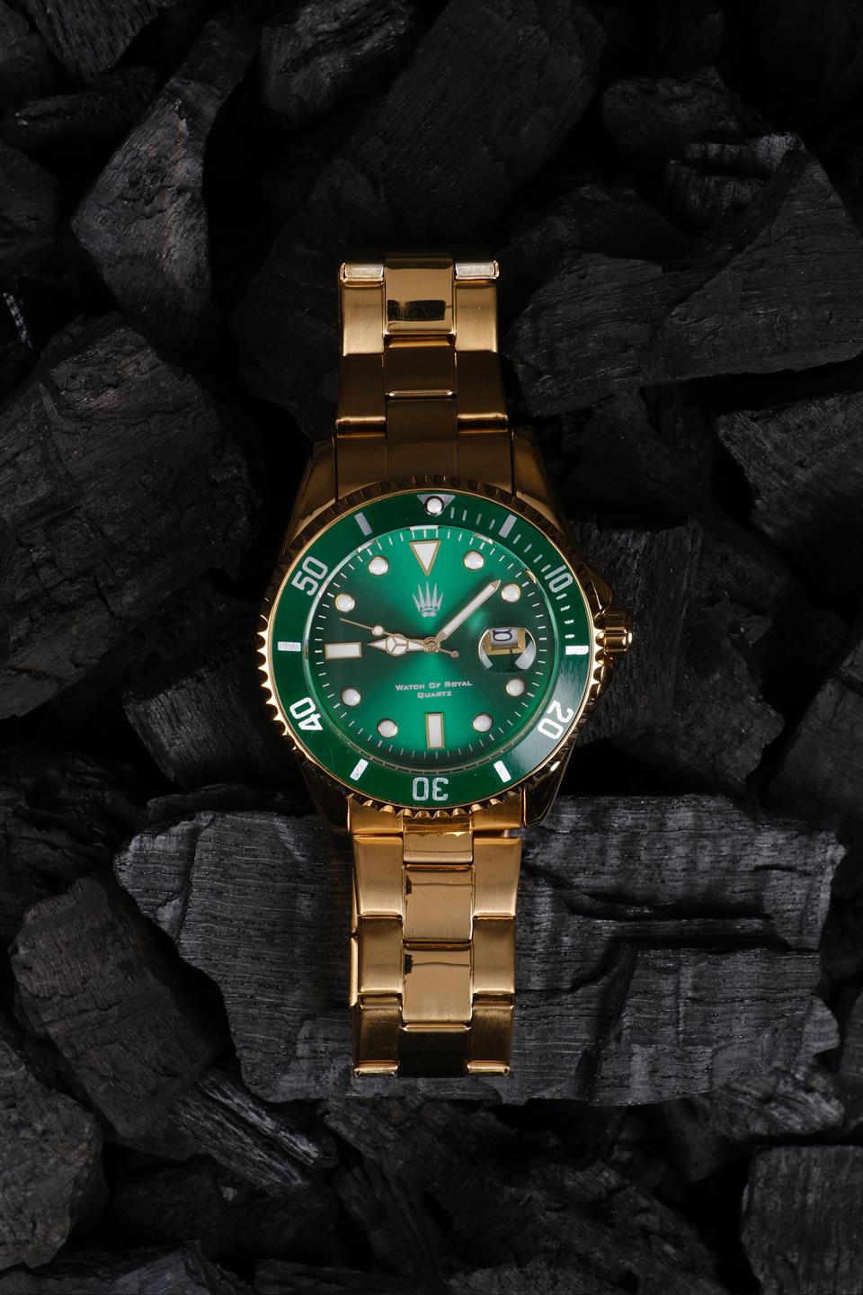 Richard Gold Yeşil Çelik Kol Saati