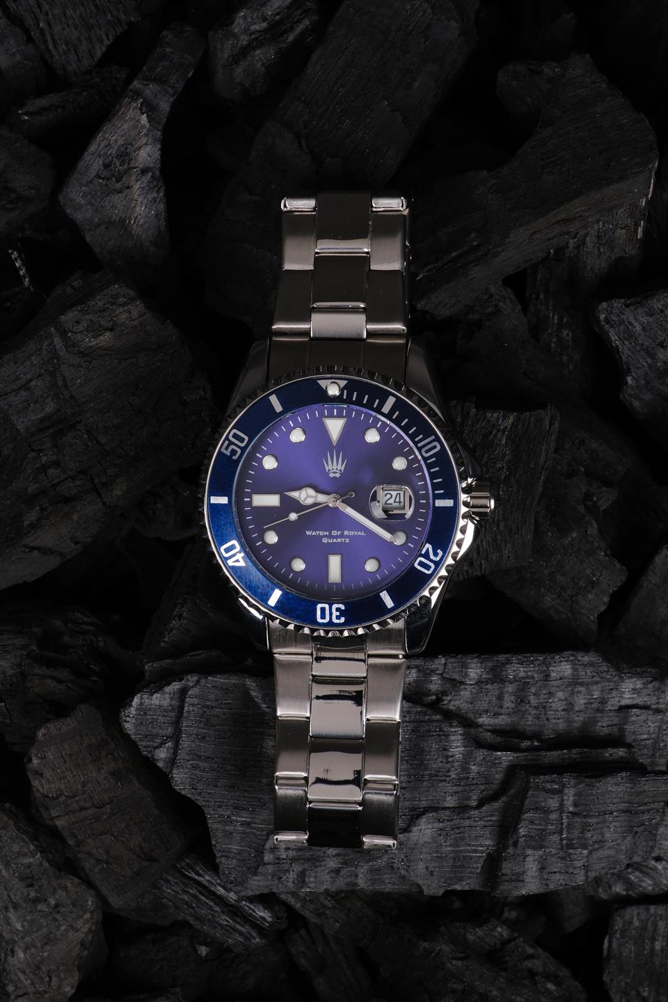 Richard Silver Blue Çelik Kol Saati