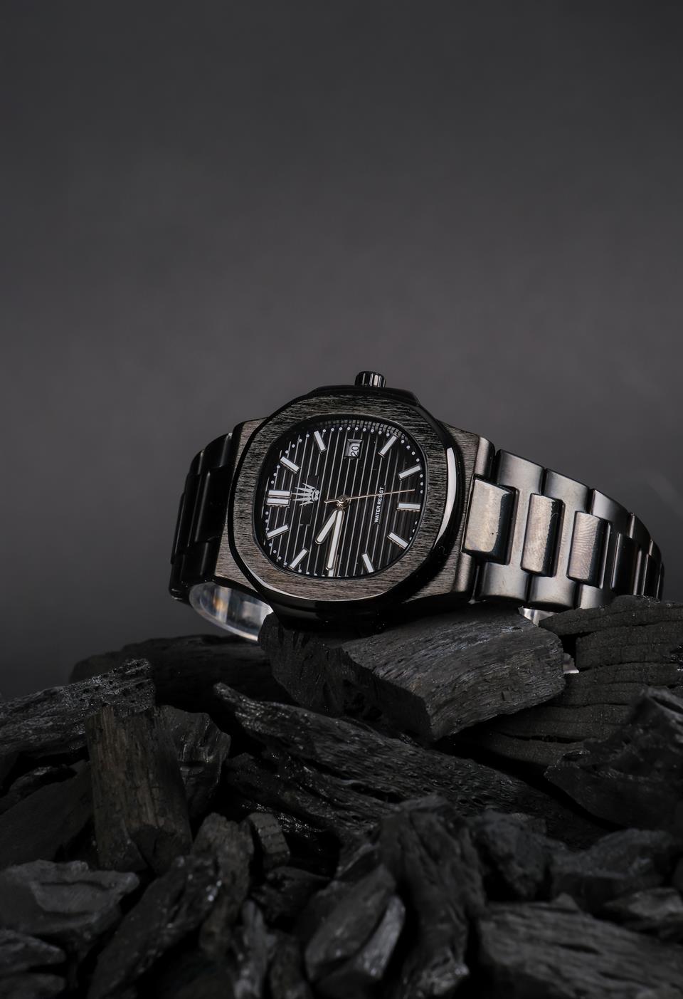 Vector Dark Black Çelik Kol Saati