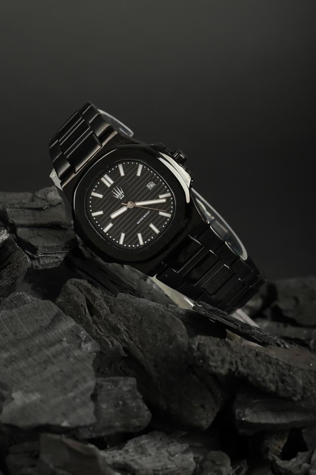 Vector Dark Black Çelik Kol Saati