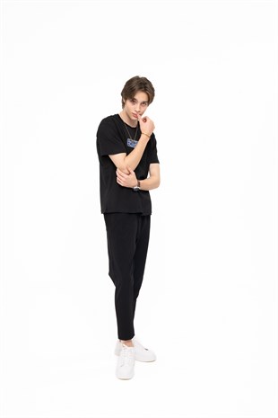 MORE PLEASURE T-SHIRT SİYAH