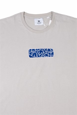 MORE PLEASURE T-SHIRT GRİ