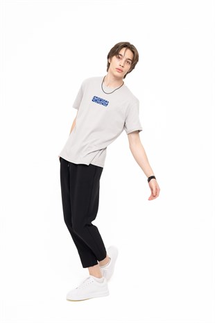 MORE PLEASURE T-SHIRT GRİ