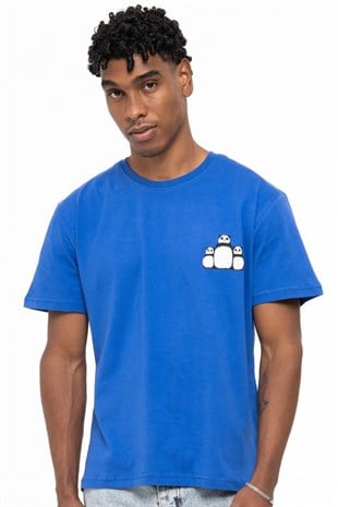 PANDA T-SHIRT MAVİ