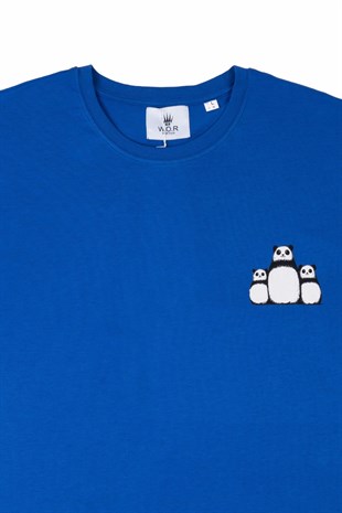 PANDA T-SHIRT MAVİ