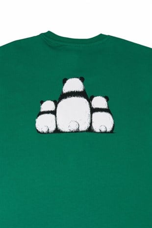 PANDA T-SHIRT YEŞİL