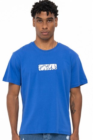 PLEASURE T-SHIRT MAVİ