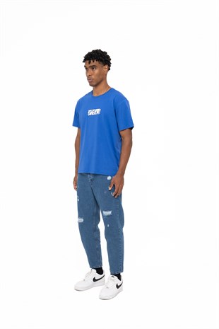 PLEASURE T-SHIRT MAVİ