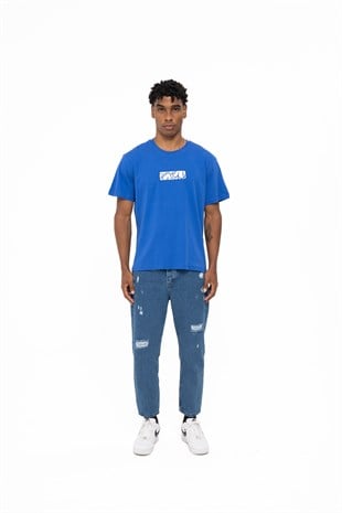 PLEASURE T-SHIRT MAVİ